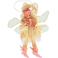 Новогоднее подвесное украшение "Девочка-эльф" 11857 артикул 12370b.