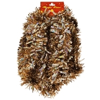 Новогодняя мишура, цвет: серебристо-коричневый, 270 см 11312 артикул 12391b.