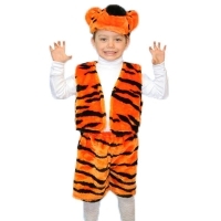 Детский маскарадный костюм "Тигренок" Рост: 92-120 см артикул 12404b.