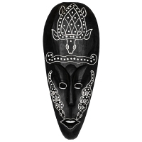 Маска декоративная "Змея и черепаха" артикул 12423b.