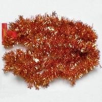 Новогодняя мишура, цвет: оранжевый, 270 см 17474 артикул 12432b.