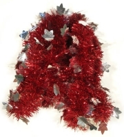 Новогодняя мишура Цвет: красный, 270 см 9254 артикул 12456b.