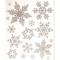 Оконное украшение "Снежинки" 12073 артикул 12525b.
