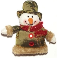 Новогоднее украшение "Снеговик" 12505 артикул 12536b.