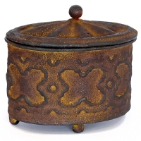 Шкатулка декоративная, стальная артикул 12588b.