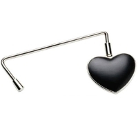 Декоративный крючок "Сердце" для сумочки Цвет: черный артикул 12590b.