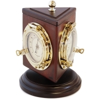 Метеостанция настольная "Columbus" GL078-W-GB артикул 12613b.